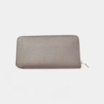 Hermes Etain Brazil Silk-In Epsom Plomb Azap Long Wallet Stunning Combination
