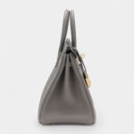 Hermès Etain Togo Birkin 25 Gold Hardware