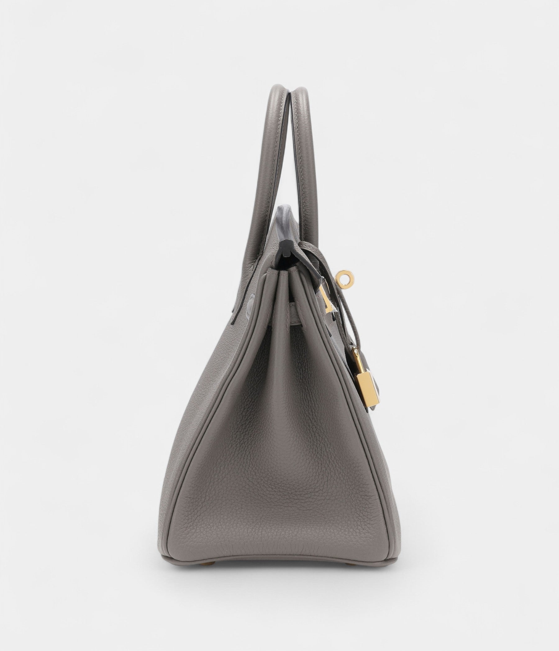 Hermès Etain Togo Birkin 25 Gold Hardware