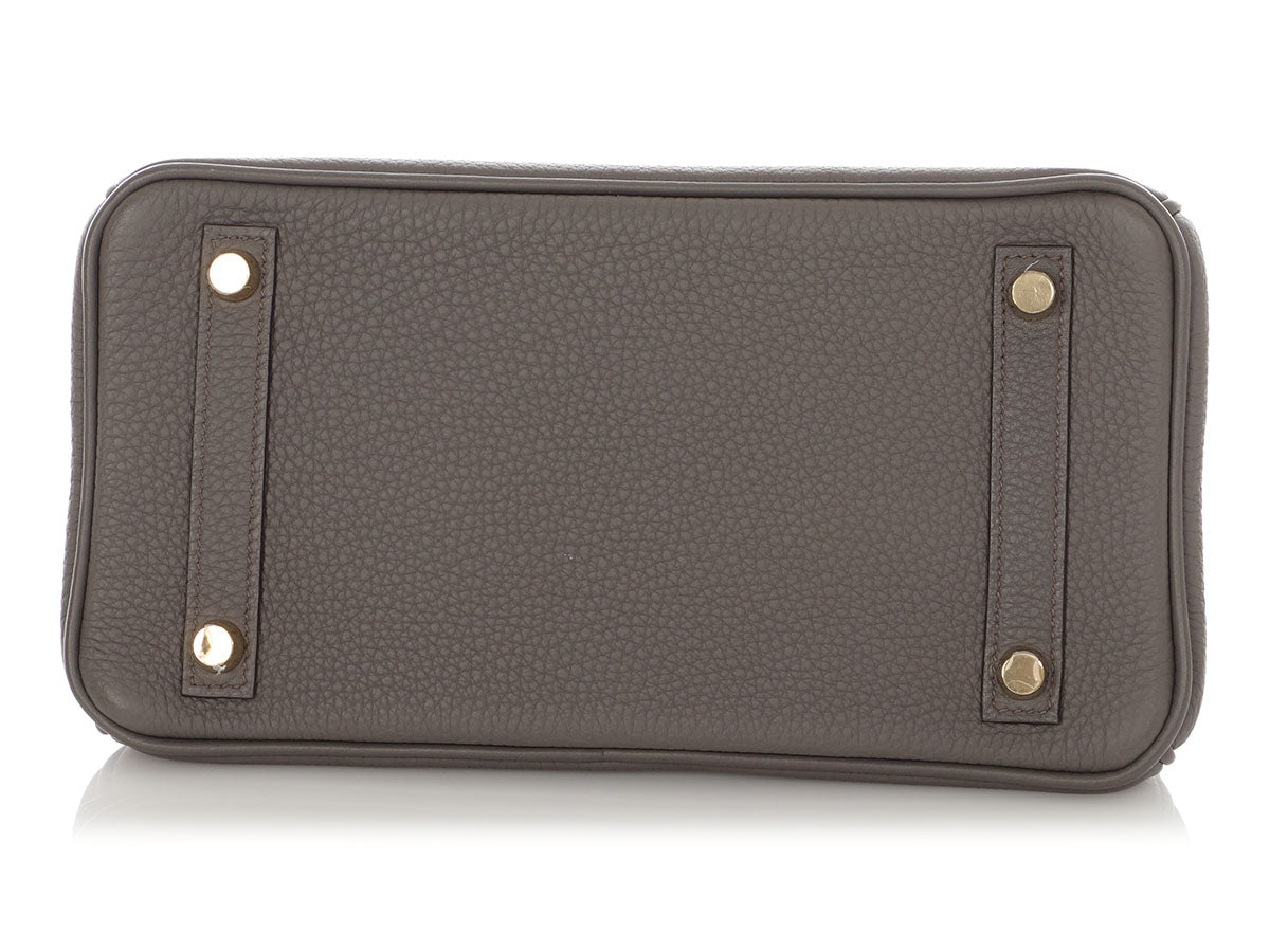 HermesEtainTogoBirkin25GoldHardware_5.jpg Hermès Etain Togo Birkin 25 Gold Hardware
