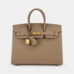 Hermès Etoupe Epsom Sellier Birkin 25 Gold Hardware