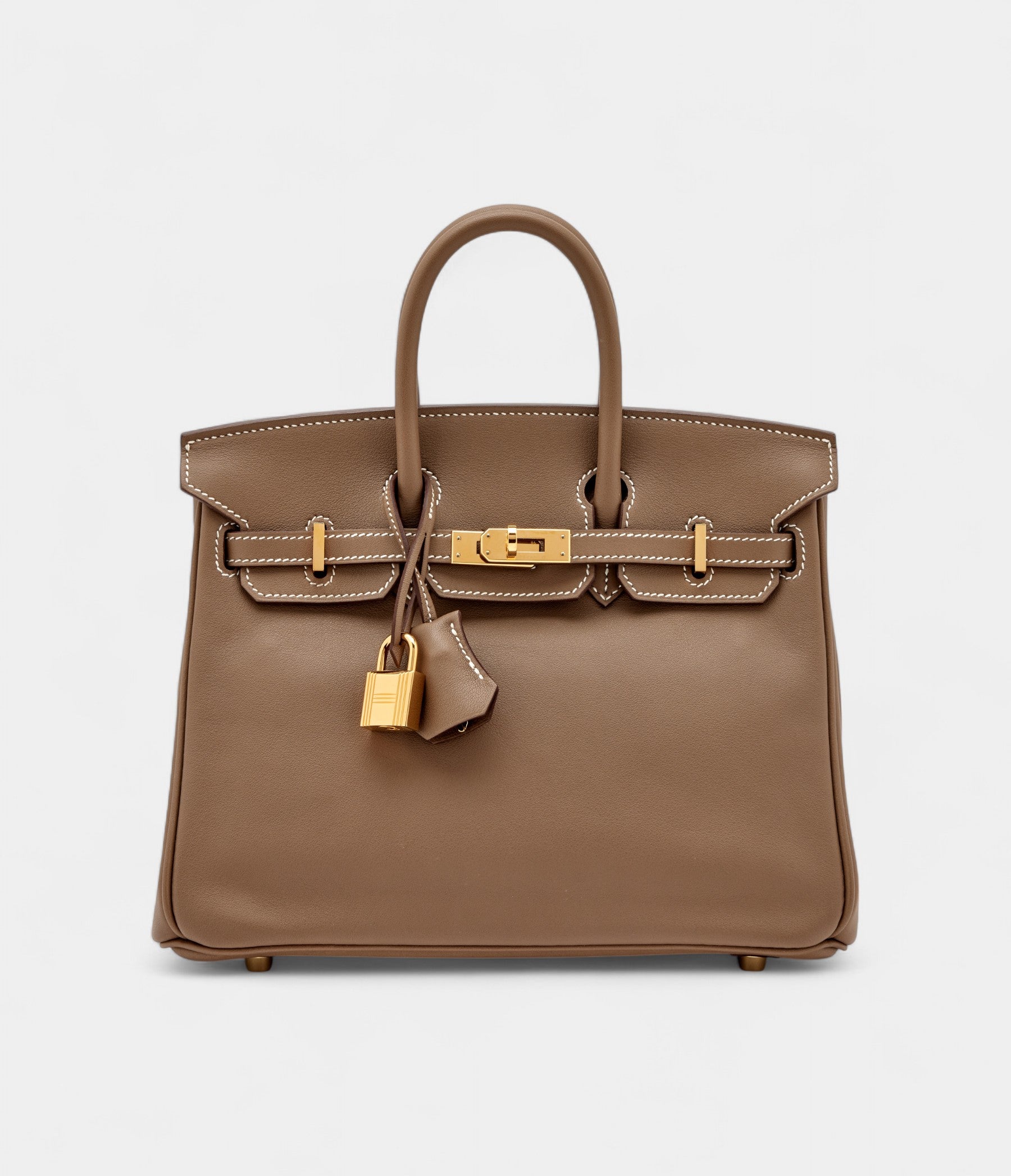 Hermès Etoupe Swift Birkin 25 Gold Hardware