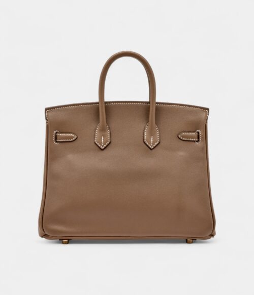 Hermès Etoupe Swift Birkin 25 Gold Hardware