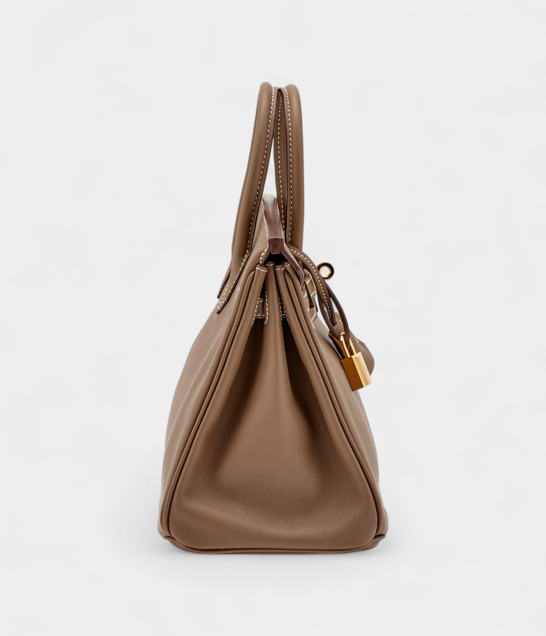 Hermès Etoupe Swift Birkin 25 Gold Hardware