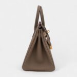 Hermès Etoupe Togo Birkin 25 Brushed Gold Hardware