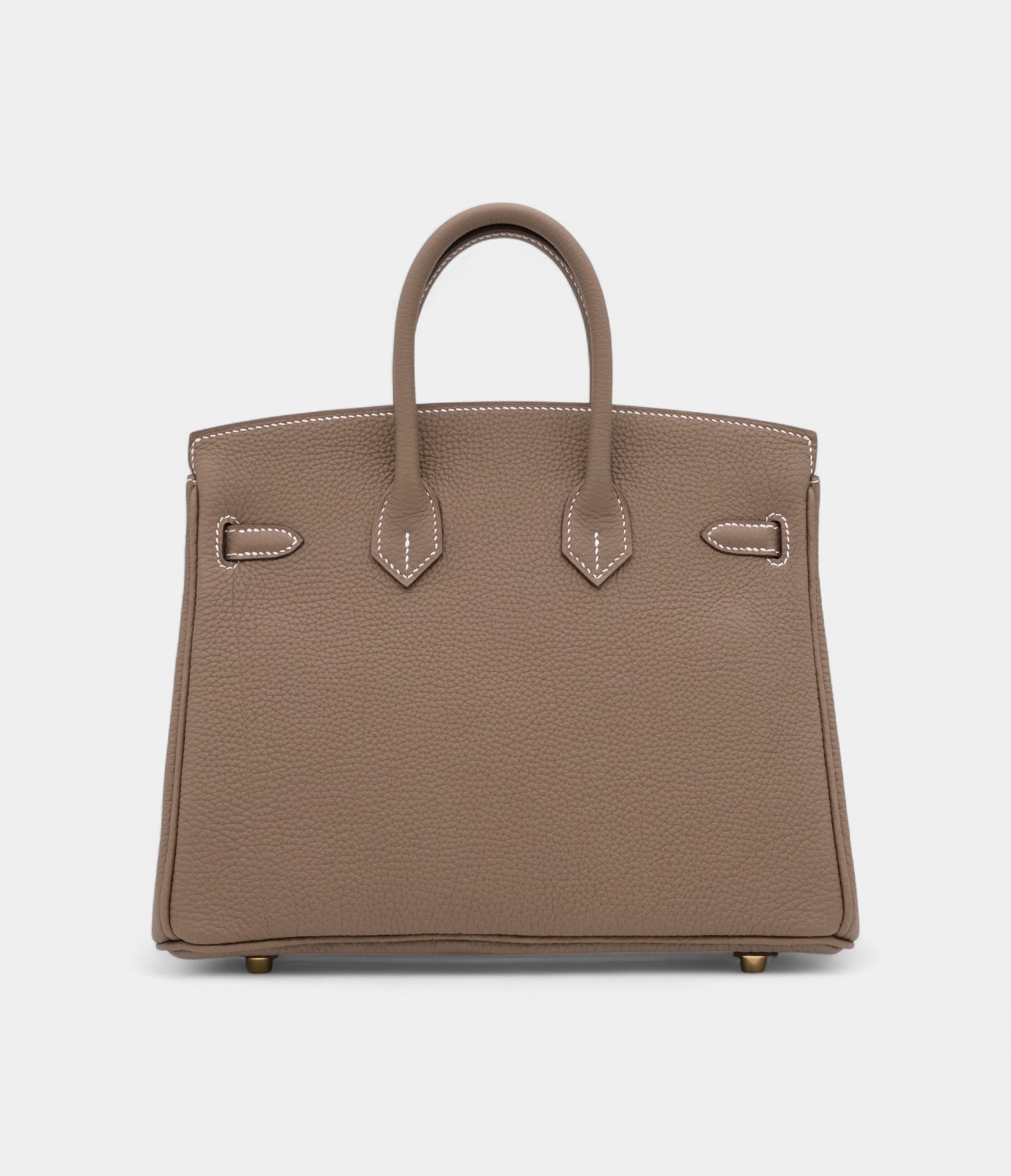 Hermès Etoupe Togo Birkin 25 Brushed Gold Hardware