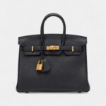 Hermès Black Togo Birkin 25 Gold Hardware
