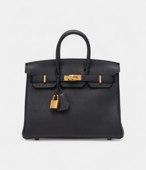Hermès Black Togo Birkin 25 Gold Hardware
