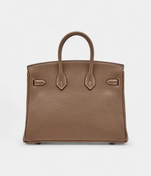 Hermès Etoupe Togo Birkin 25 Palladium Hardware