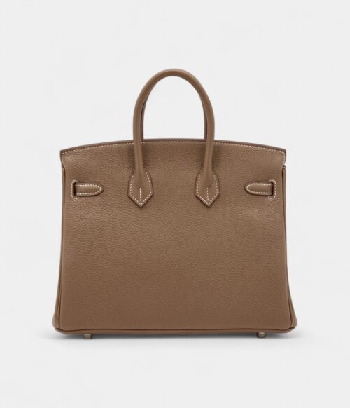 Hermès Etoupe Togo Birkin 25 Palladium Hardware