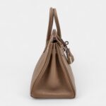 Hermès Etoupe Togo Birkin 25 Palladium Hardware