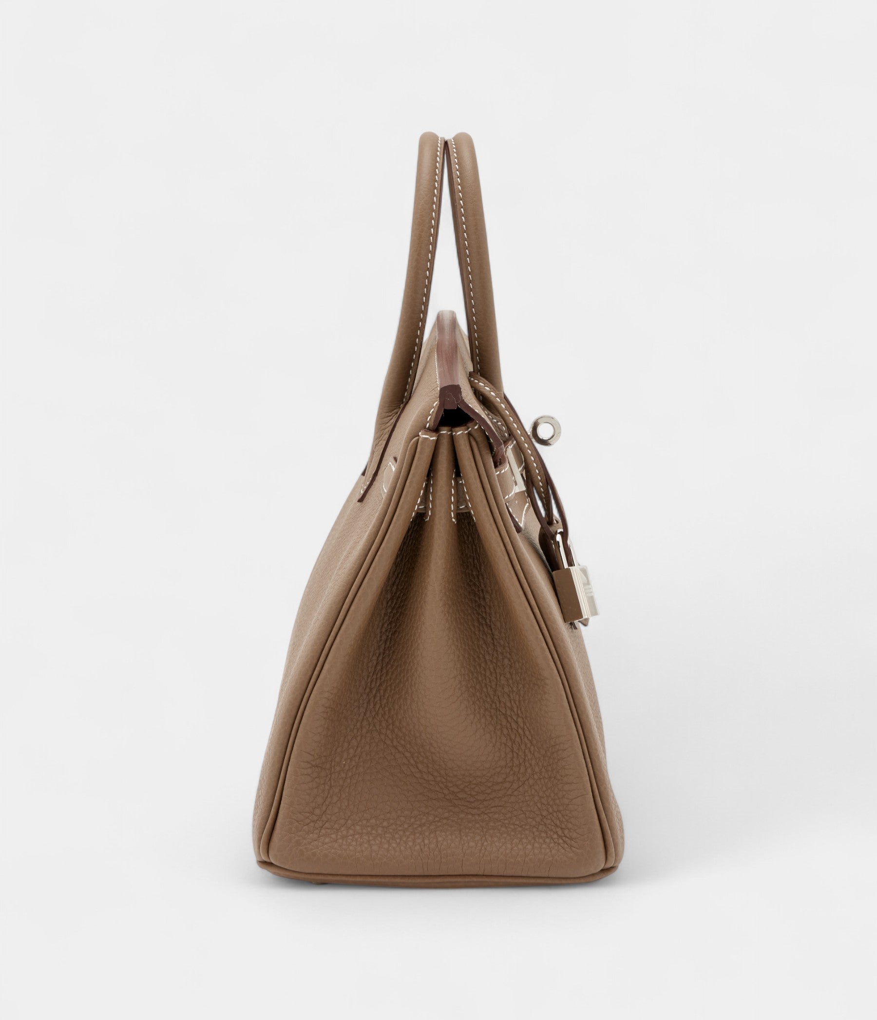 Hermès Etoupe Togo Birkin 25 Palladium Hardware