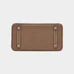Hermès Etoupe Togo Birkin 25 Palladium Hardware