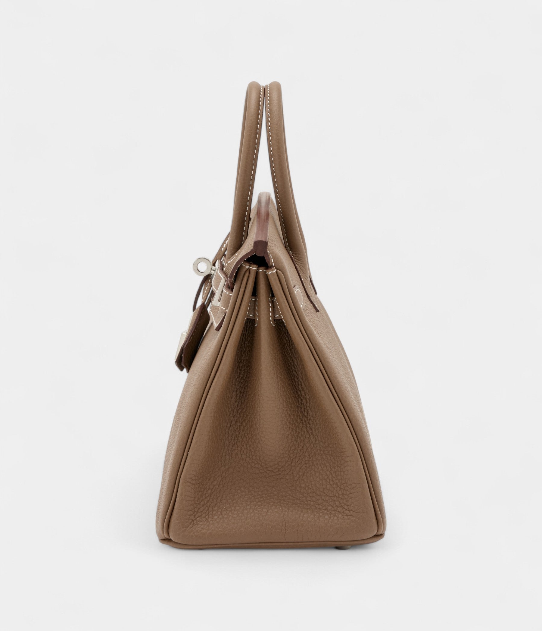 Hermès Etoupe Togo Birkin 25 Palladium Hardware