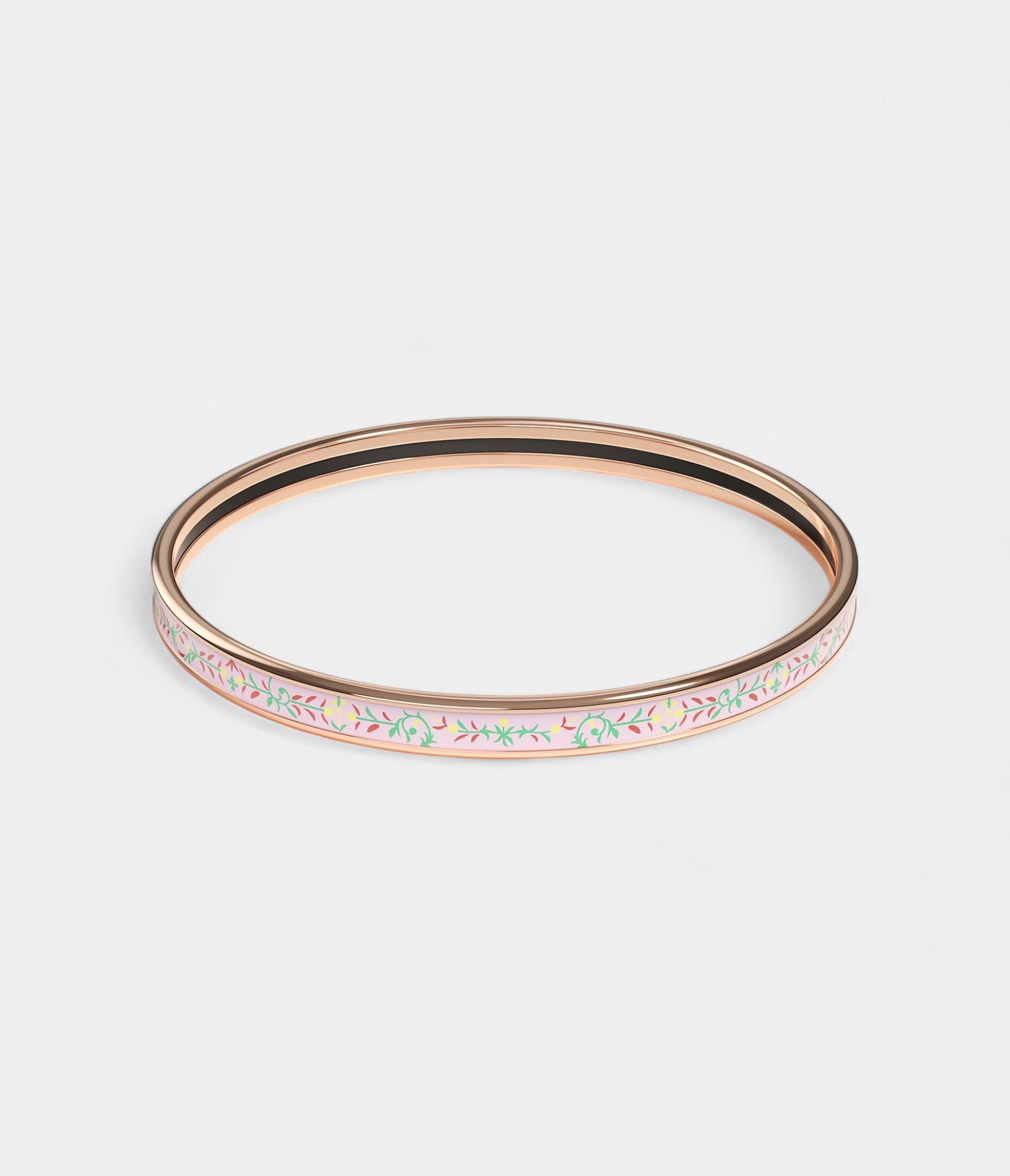 Hermès Étriers Bangle Aurore Rose