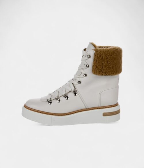 Hermès Flocon Leather Lace-Up Boots Rugged Sophistication Timeless Craftsmanship