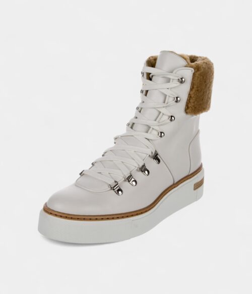 Hermès Flocon Leather Lace-Up Boots Rugged Sophistication Timeless Craftsmanship