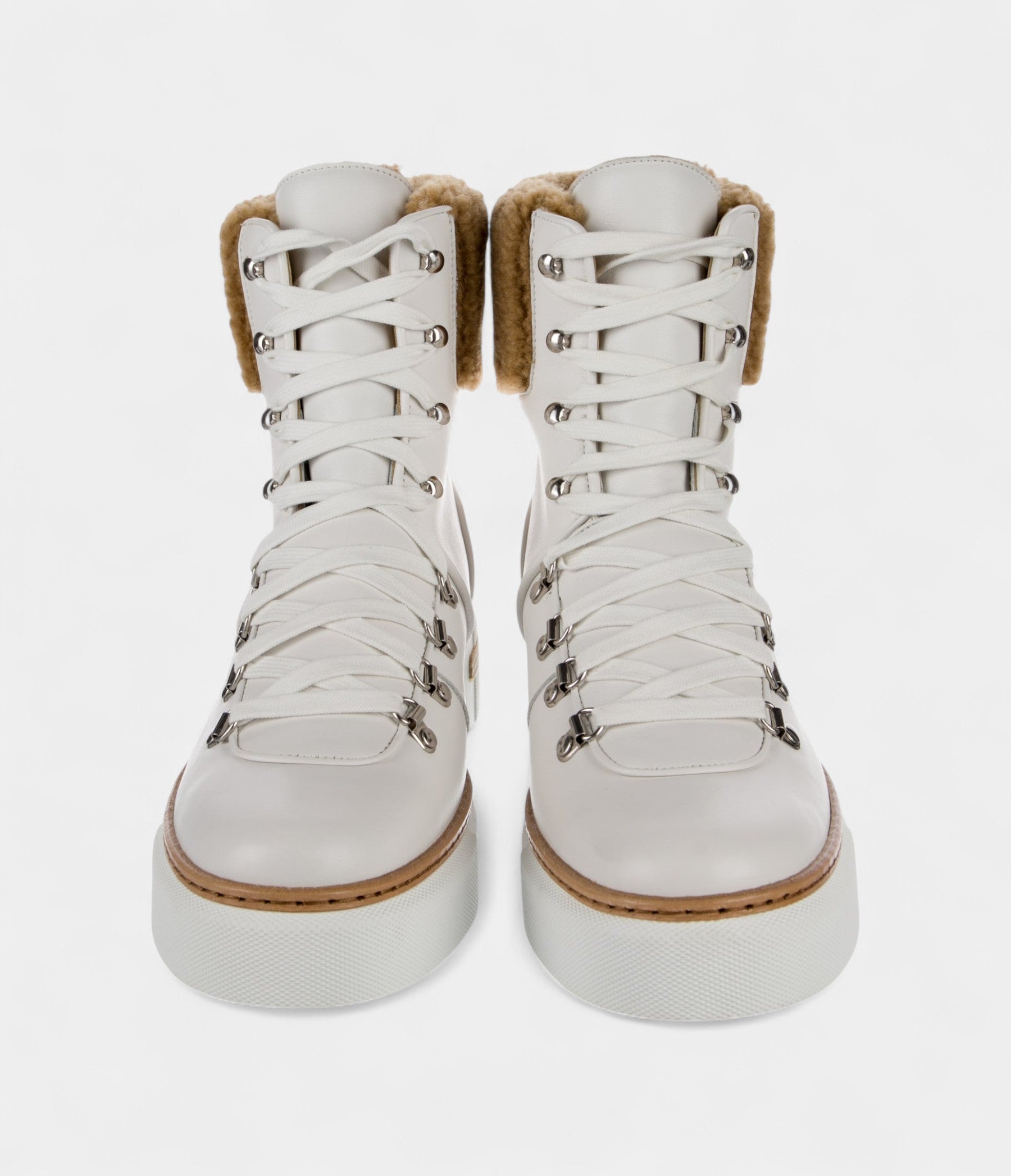 Hermès Flocon Leather Lace-Up Boots Rugged Sophistication Timeless Craftsmanship