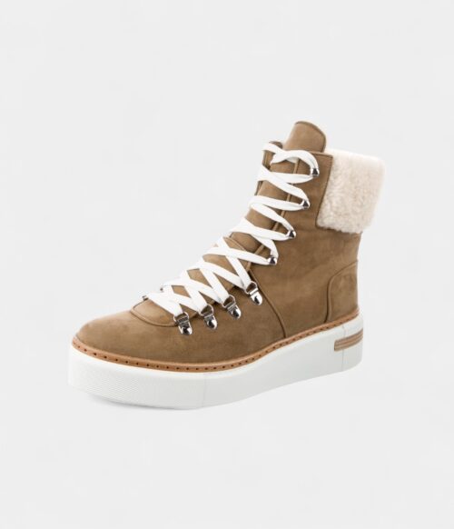 Hermès Flocon Shearling Snow Boots Luxe Warmth Winter-Ready Elegance