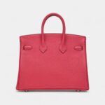 Hermès Framboise Togo Birkin 25 Palladium Hardware