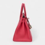 Hermès Framboise Togo Birkin 25 Palladium Hardware