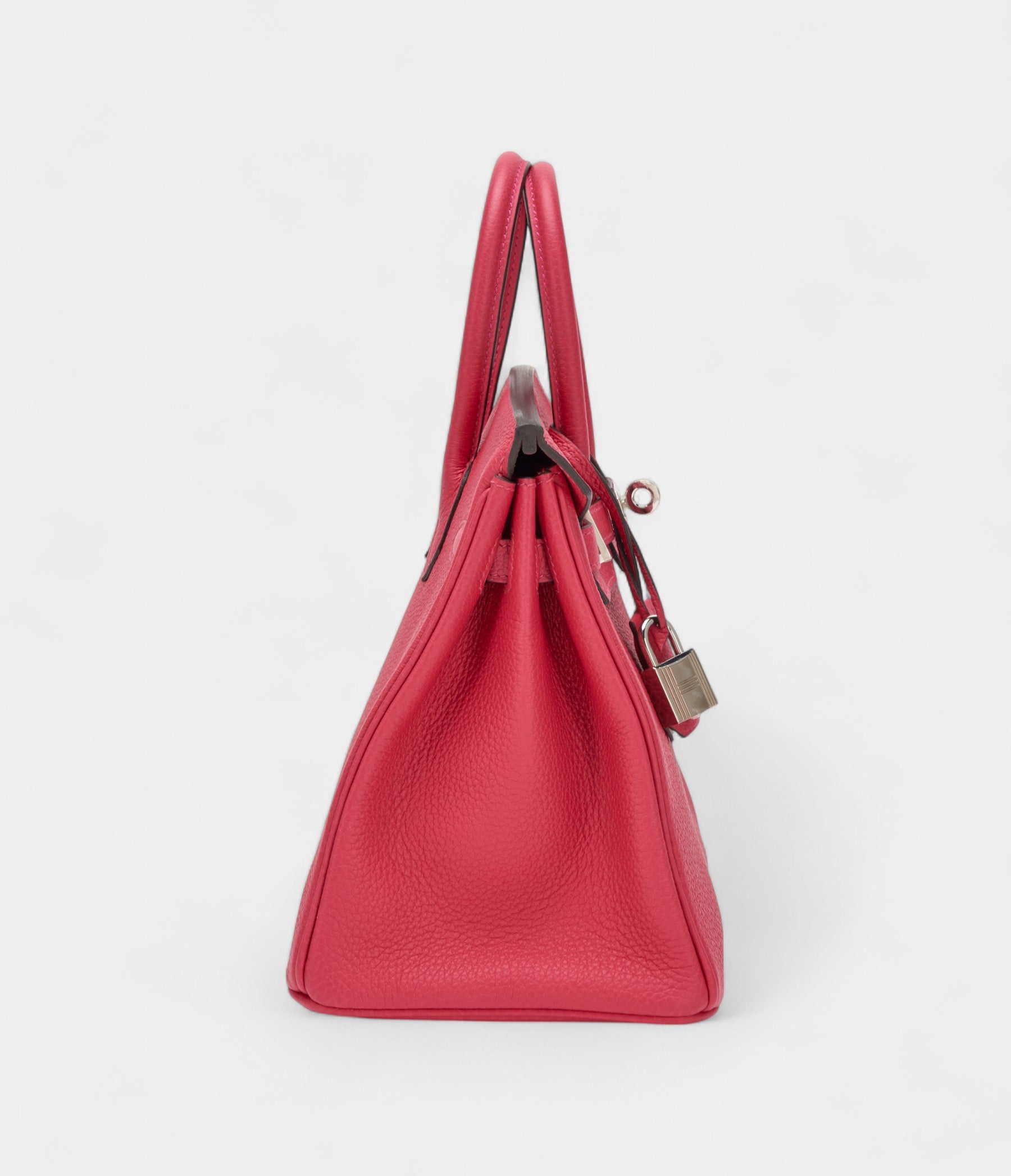 Hermès Framboise Togo Birkin 25 Palladium Hardware