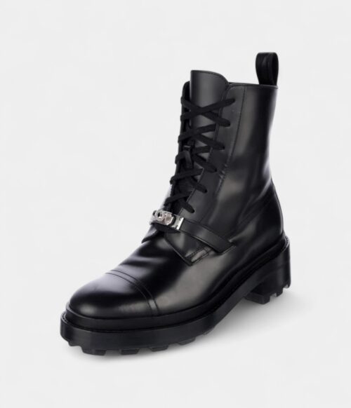 Hermès Funk Leather Combat Boots Bold Style Meets Exceptional Craftsmanship