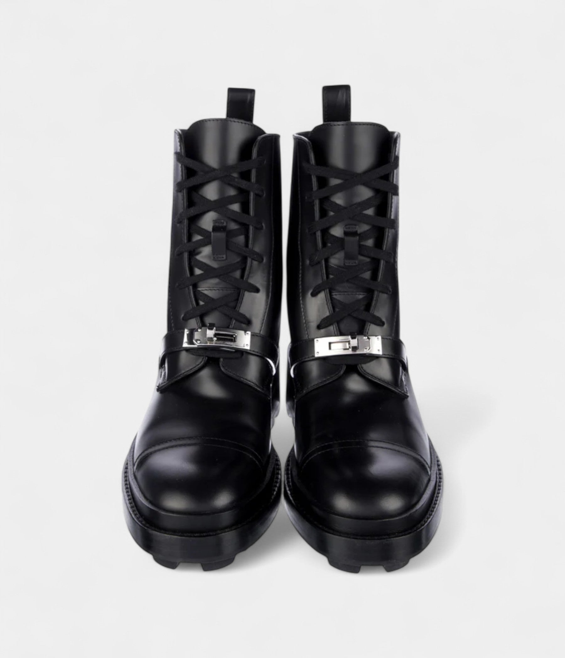 Hermès Funk Leather Combat Boots Bold Style Meets Exceptional Craftsmanship