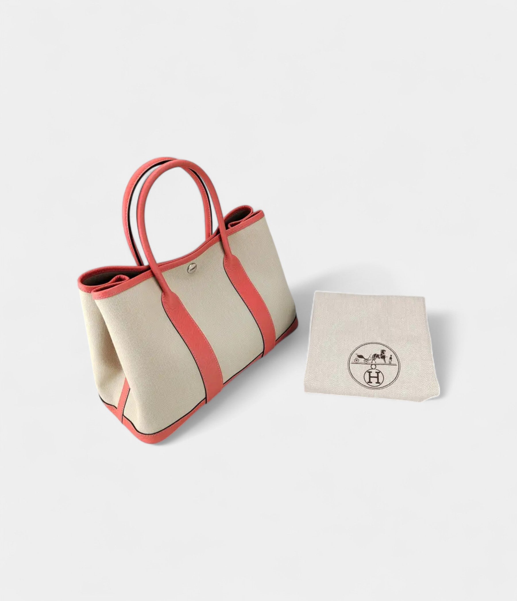 Hermès Garden Party Cloth Multicolour Handbag