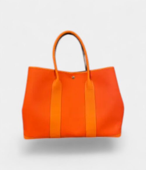 Hermès Garden Party Cloth Tote Elegance Multicolour Handbag