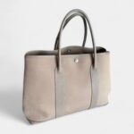 Hermès Garden Party Cloth Tote in Grey Bag