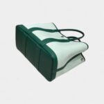 Hermès Garden Party Green Leather Tote Bag