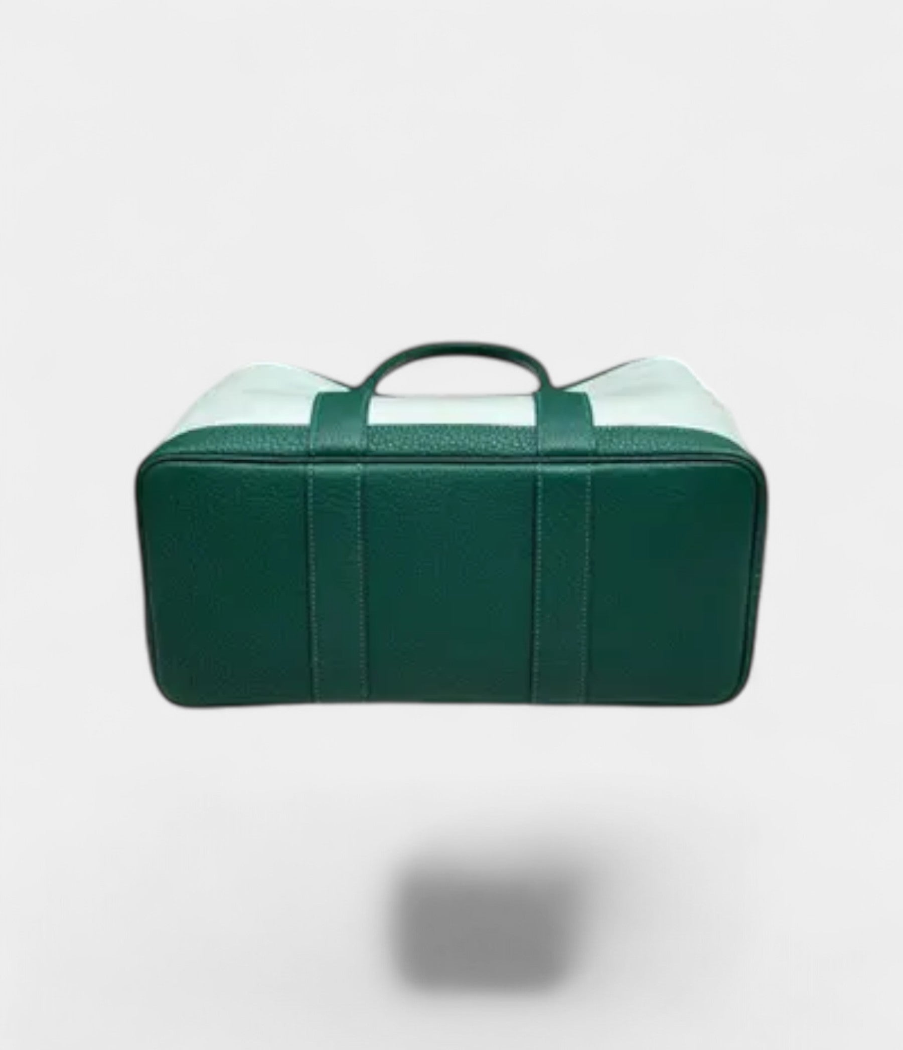 Hermès Garden Party Green Leather Tote Bag