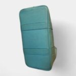 Hermès Garden Party Leather Tote Blue Handbag