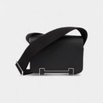 Hermès Geta Black Leather Crossbody Bag