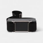 Hermès Geta Black Leather Crossbody Bag