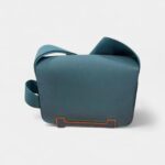 Hermès Geta Blue Leather Handbag