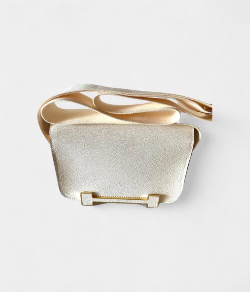 Hermès Geta Leather Handbag