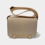 Hermès Geta White Leather Handbag