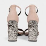 Hermès Glam 105 Sandals Beige Suede 38