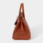 Hermès Gold Matte Porosus Crocodile Birkin 25 Gold Hardware