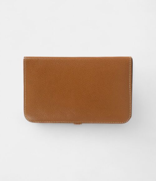 Hermès Gold Togo Dogon Duo Wallet