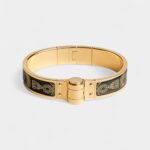 Hermès Grand Apparat Hinged Bracelet Orfèvre Jaune Or Noir