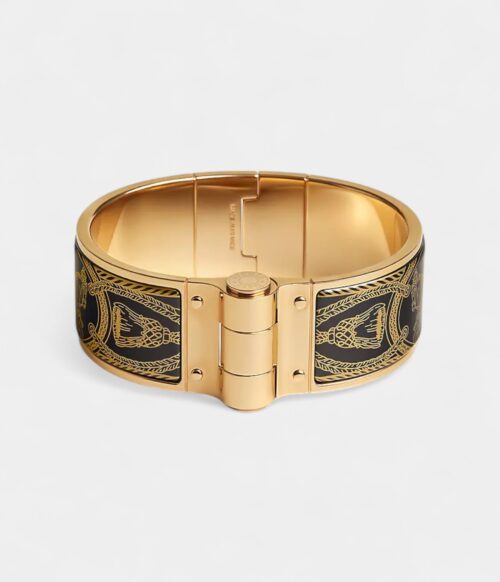 Hermès Grand Apparat Hinged Bracelet Orfèvre Jaune