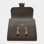 Hermès Grey Constance Leather Wallet
