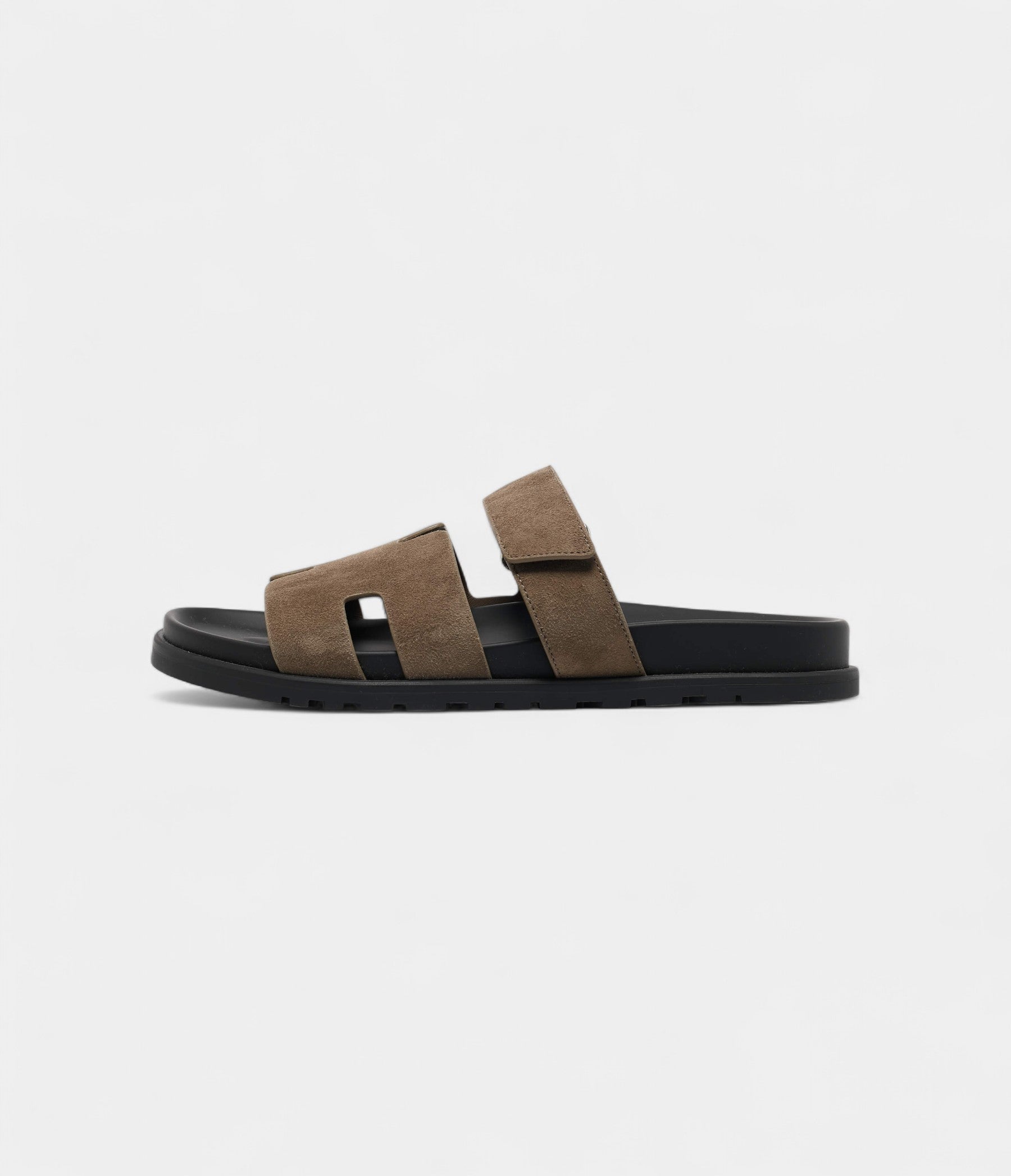 Hermès Grey Suede Chypre Sandals 43 EU