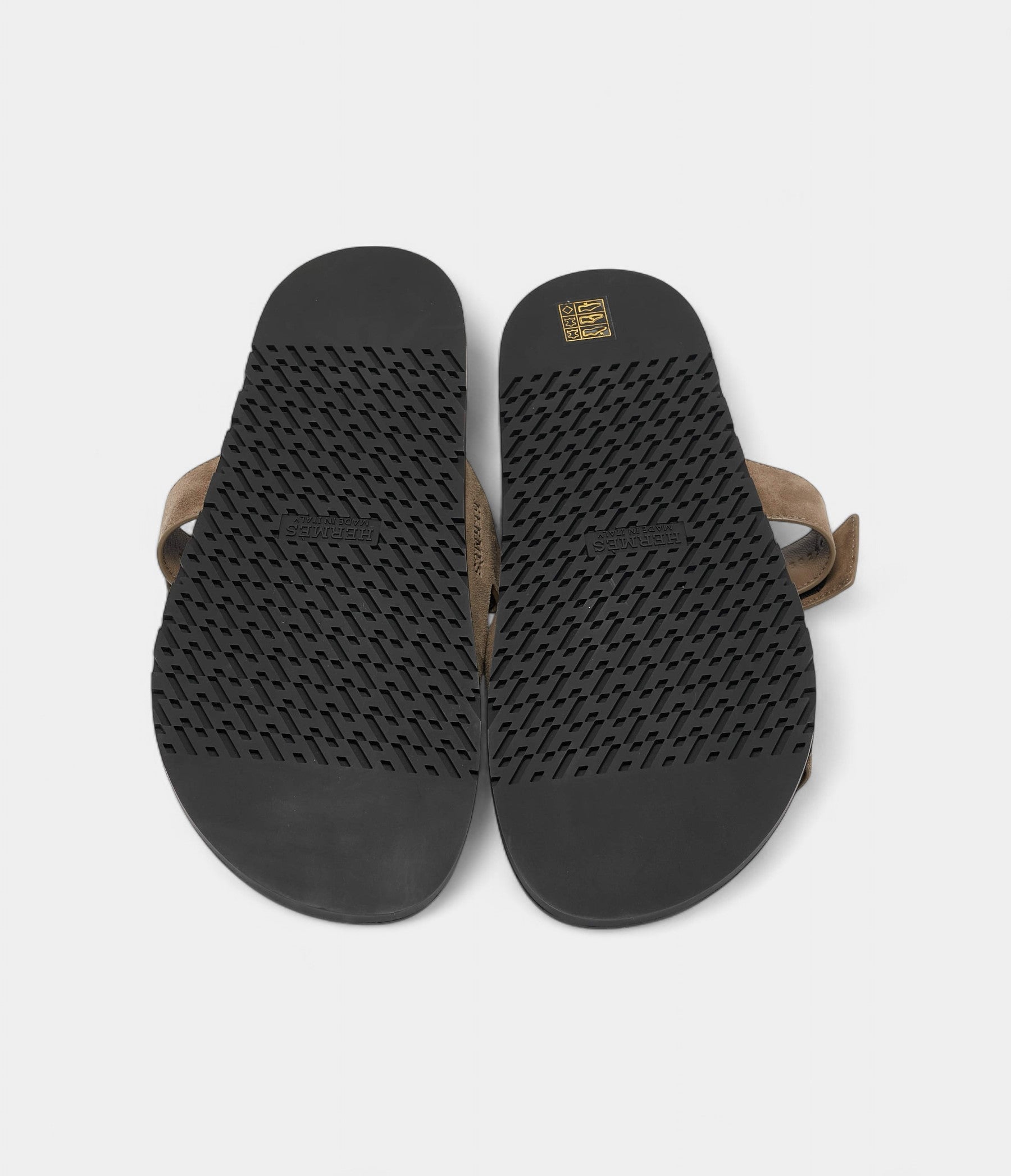 Hermès Grey Suede Chypre Sandals 43 EU