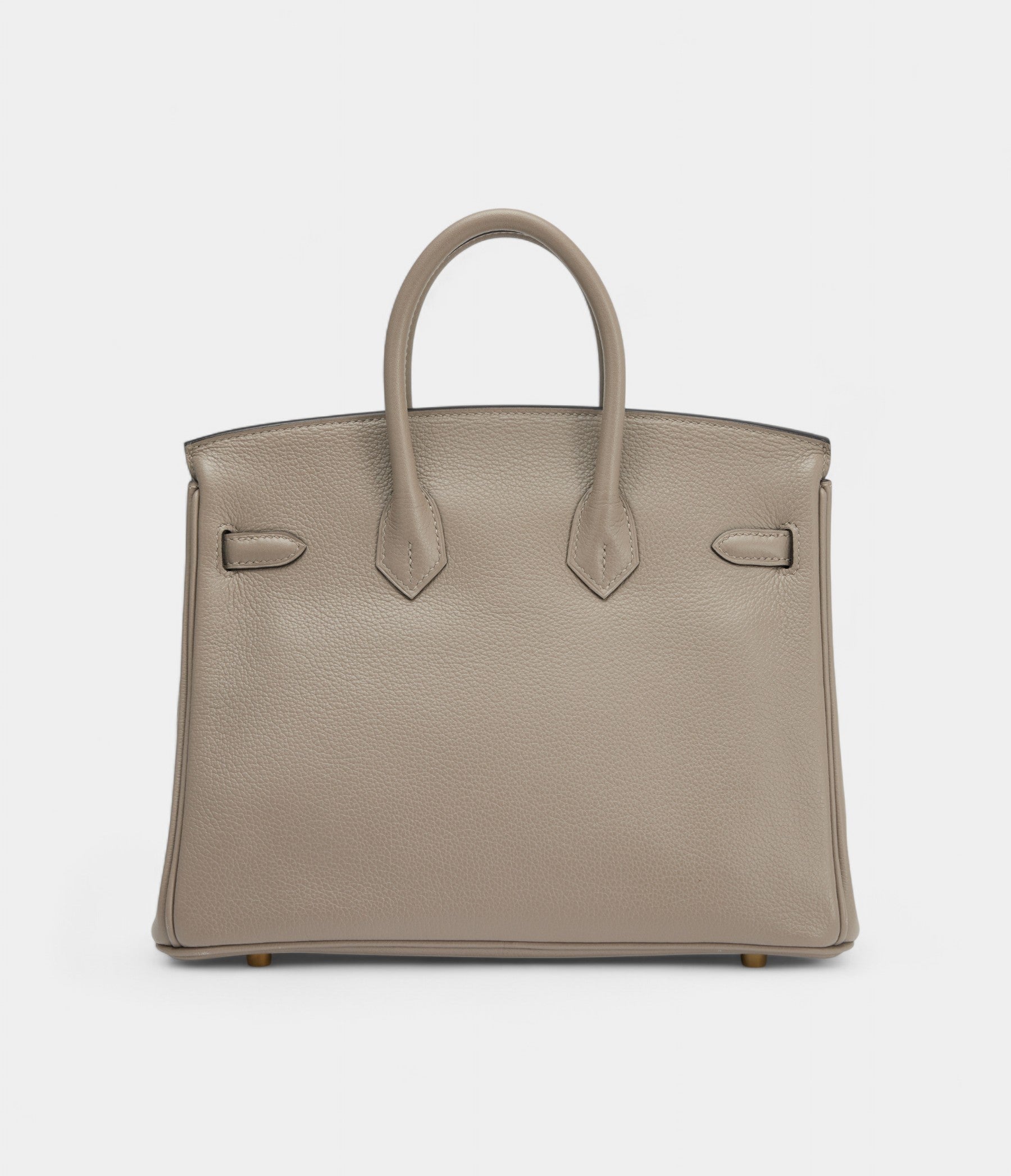 Hermès Gris Asphalt Novillo Birkin 25 Gold Hardware