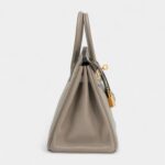 Hermès Gris Asphalt Novillo Birkin 25 Gold Hardware