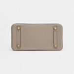 Hermès Gris Asphalt Novillo Birkin 25 Gold Hardware